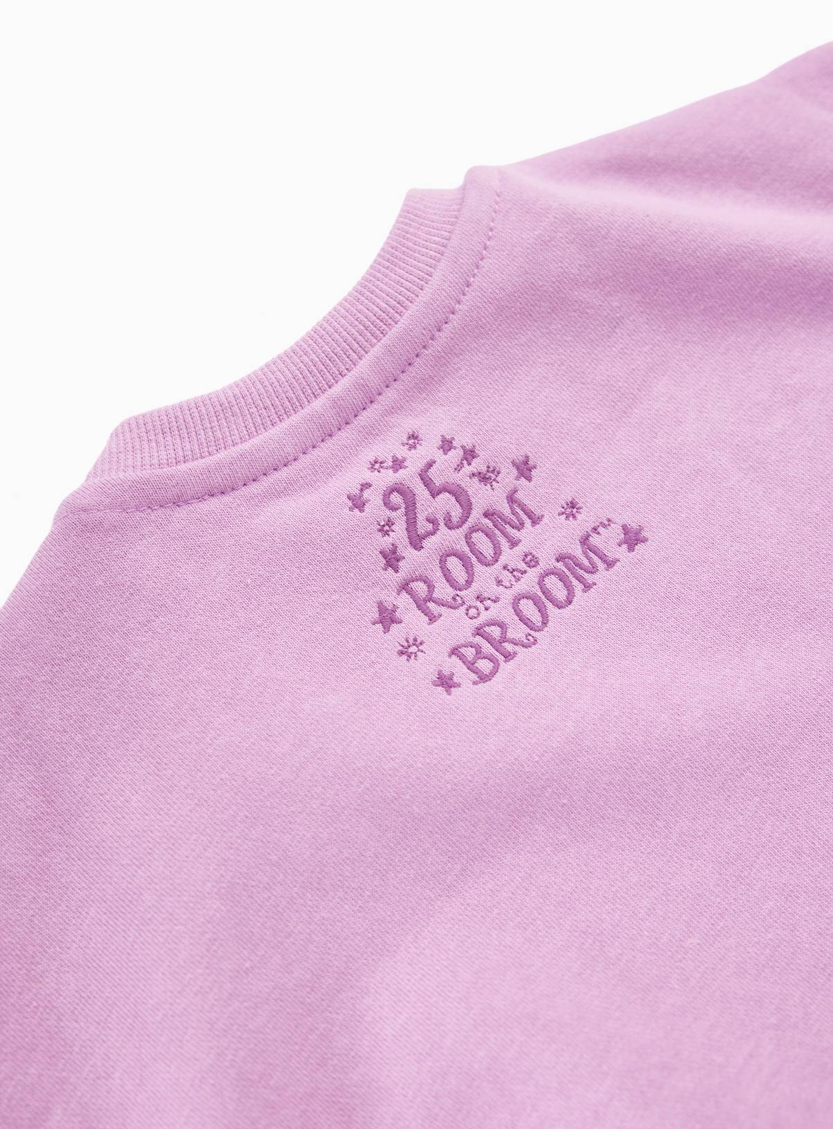 Halloween Dark Pink Room On The Broom Sweat Set 9-12 months - Image 3
